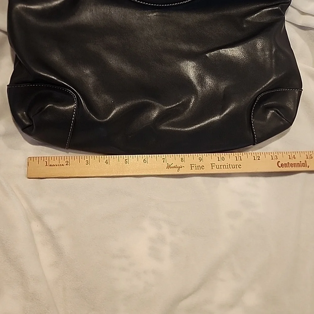 Nine West black shoulder hobo bag